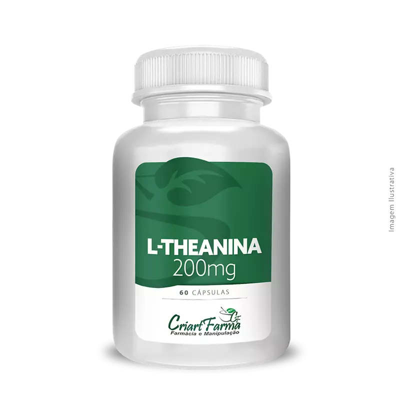 L-Theanina 200mg 60 Cápsulas