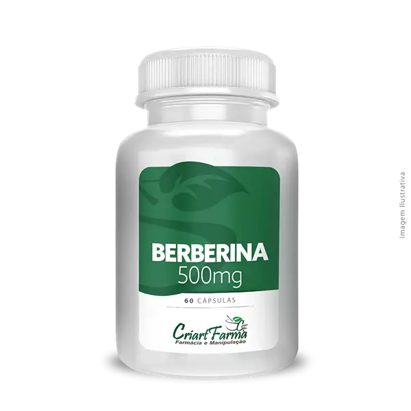 Berberina 500mg 60 Cápsulas
