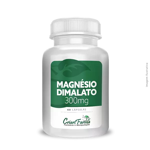 Magnésio Dimalato 300mg 60 Cápsulas