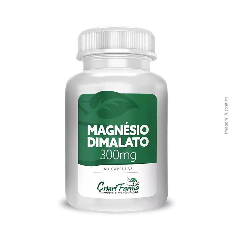 Magnésio Dimalato 300mg 60 Cápsulas
