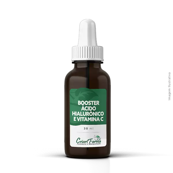 Booster Ácido Hialurônico e Vitamina C 30ml