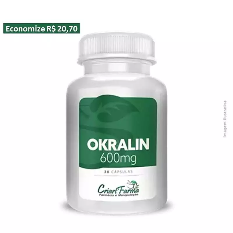 Okralin 600mg 30 Cápsulas